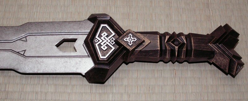 Krasnoludzki miecz Thorina z filmu Hobbit - Thorin`s Dwarven Sword Replica 
