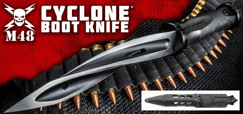 Nóż United Cutlery M48 Cyclone Boot Knife With Custom Vortec Sheath