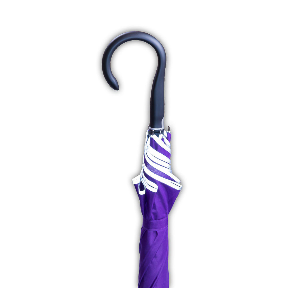 Parasolka do samoobrony z odblaskiem dla kobiet niebieska