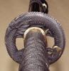 Samurai Katana - Dragon Tsuba Black