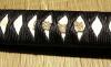 Dynasty Forge 28.5`` Bushi F/F Tri-Steel Shobu Katana in Cherry Blossom Theme