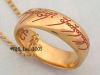 Dodatkowe zdjęcia: Jedyny pierścień LOTR Gollum Gold Necklace Red