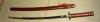 Samurai Sword with Mini Tanto - Red