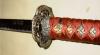 Samurai Sword with Mini Tanto - Red