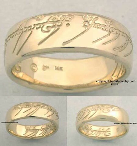 14k. Gold The One Ring