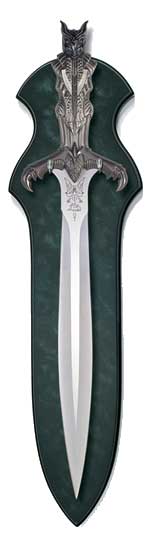 Bast - Egyptian Short Sword - Antique Silver Bast - Egyptian Short Sword - Antique Silver
