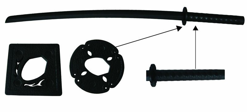 Bokken z tworzywa czarny Bokken z tworzywa czarny