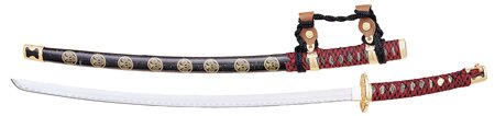 Ceremonial Samurai Sword - Red Ceremonial Samurai Sword - Red