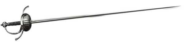 Cold Steel Ribbed Shell Swept Hilt Rapier