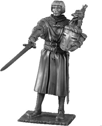 Figurka Lancelot - Rycerze Okrągłego Stołu - Les Etains Du Graal