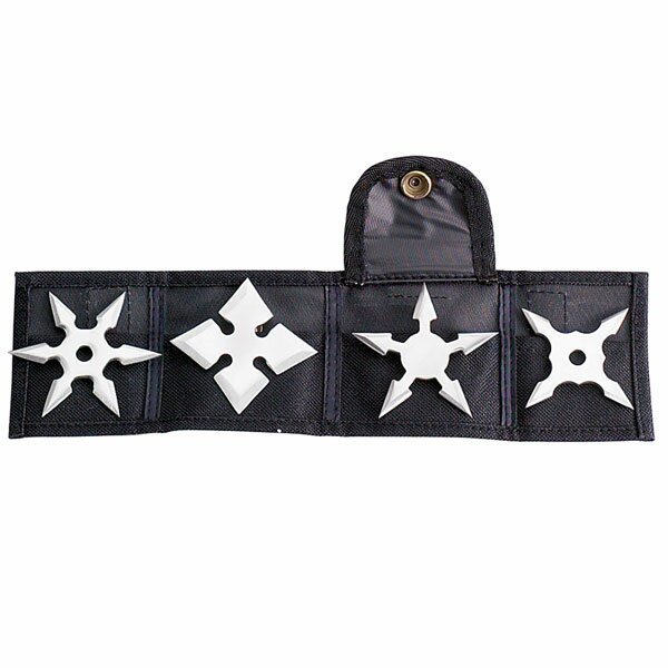 Gwiazdki ninja Mini Throwing Star 2.5`` - 4pcs/set w/pouch Gwiazdki ninja Mini Throwing Star 2.5`` - 4pcs/set w/pouch