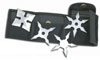 Gwiazdki ninja Mini Throwing Star 2.5`` - 4pcs/set w/pouch
