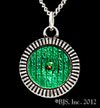 Hobbit Srebrny Wisiorek Sterling Silver Bag End Door Necklace - HBT-04