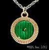 Hobbit Wisiorek Bronze Bag End Door Necklace - HBT-02S