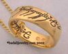 Jedyny pierścień LOTR Gollum Gold Necklace Black - GG-02