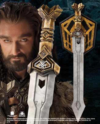Krasnoludzki miecz Thorina z filmu Hobbit - Thorin`s Dwarven Sword Replica Krasnoludzki miecz Thorina z filmu Hobbit - Thorin`s Dwarven Sword Replica