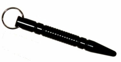 Kubotan Metalowy Czarny Zwężany