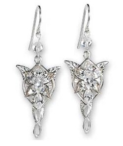 LOTR Arwens Evenstar Earrrings - Srebrne kolczyki