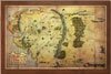 Mapa Śródziemia z filmu Hobbit Noble Collection