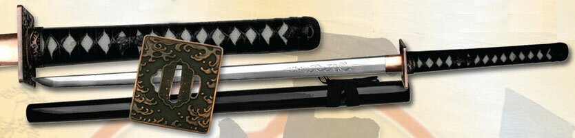 Miecz Ninja - Ten Ryu Hand Forged Ninja Sword Tsunami Miecz Ninja - Ten Ryu Hand Forged Ninja Sword Tsunami
