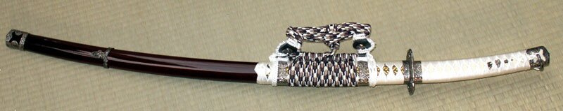 Miecz ozdobny Samurai Tachi Brown