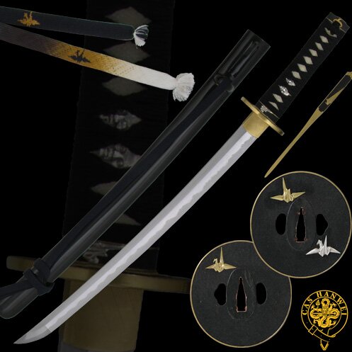 Miecz Hanwei Paper Crane Wakizashi - Tamahagane Miecz Hanwei Paper Crane Wakizashi - Tamahagane