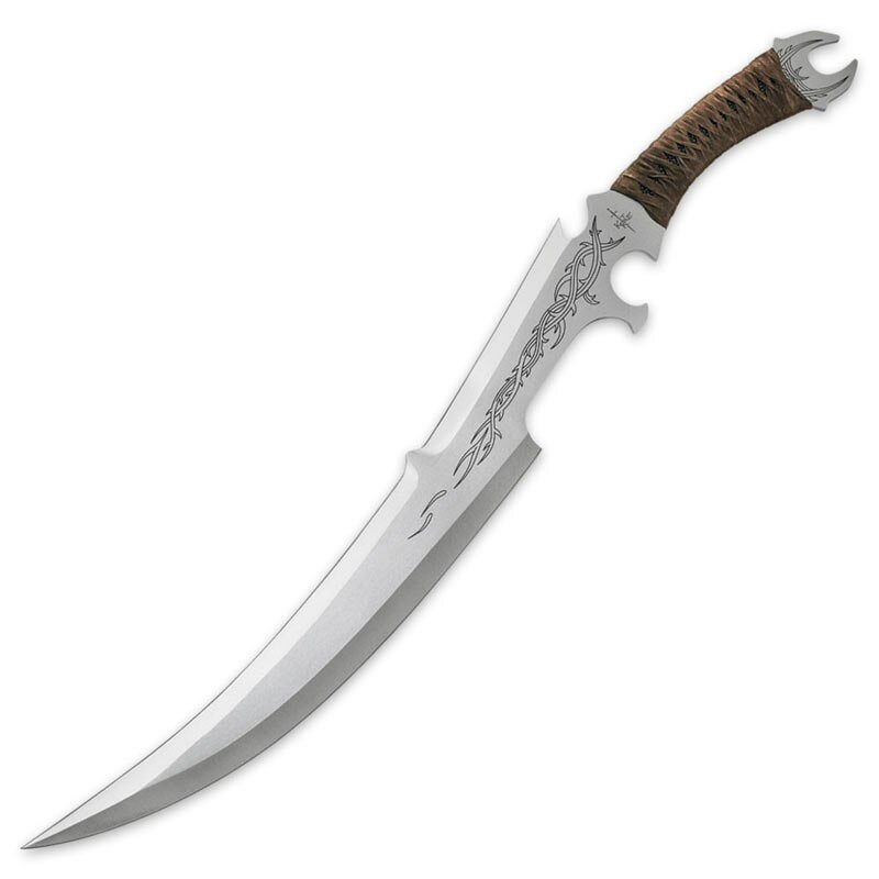 Miecz Kit Rae Mithrokil Short Sword, Satin with Sheath Miecz Kit Rae Mithrokil Short Sword, Satin with Sheath