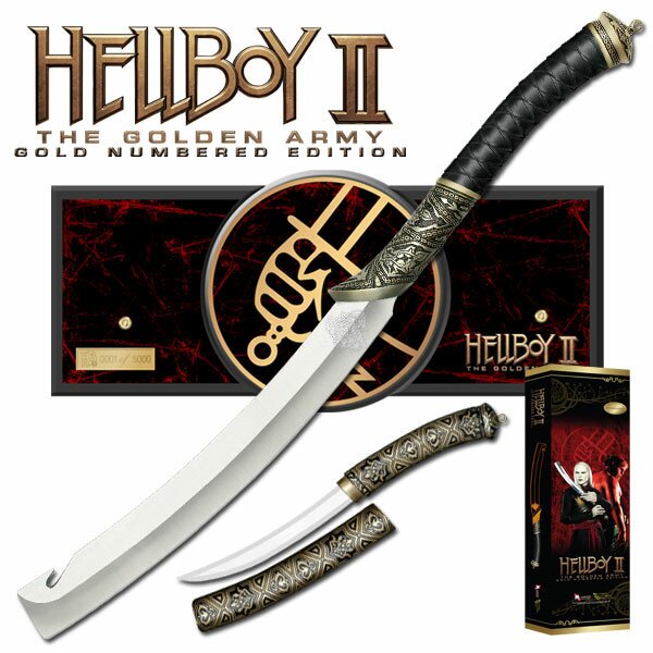 Miecz z filmu HELLBOY II  - Gold Edition