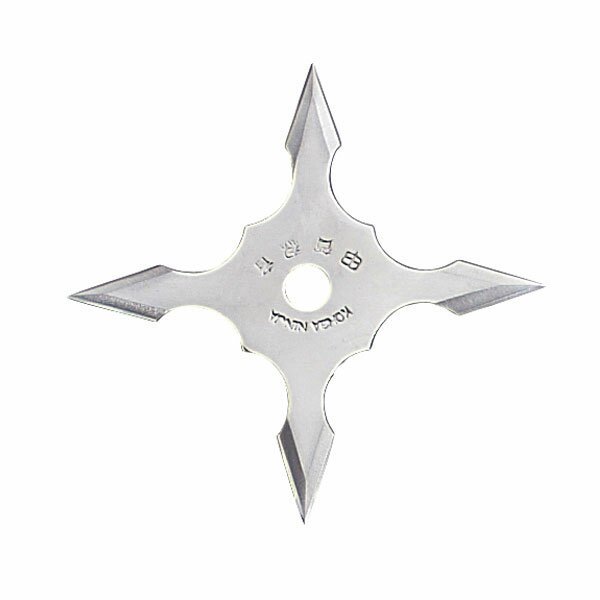 Ninja Star 4Pt SS 4`` w/pouch