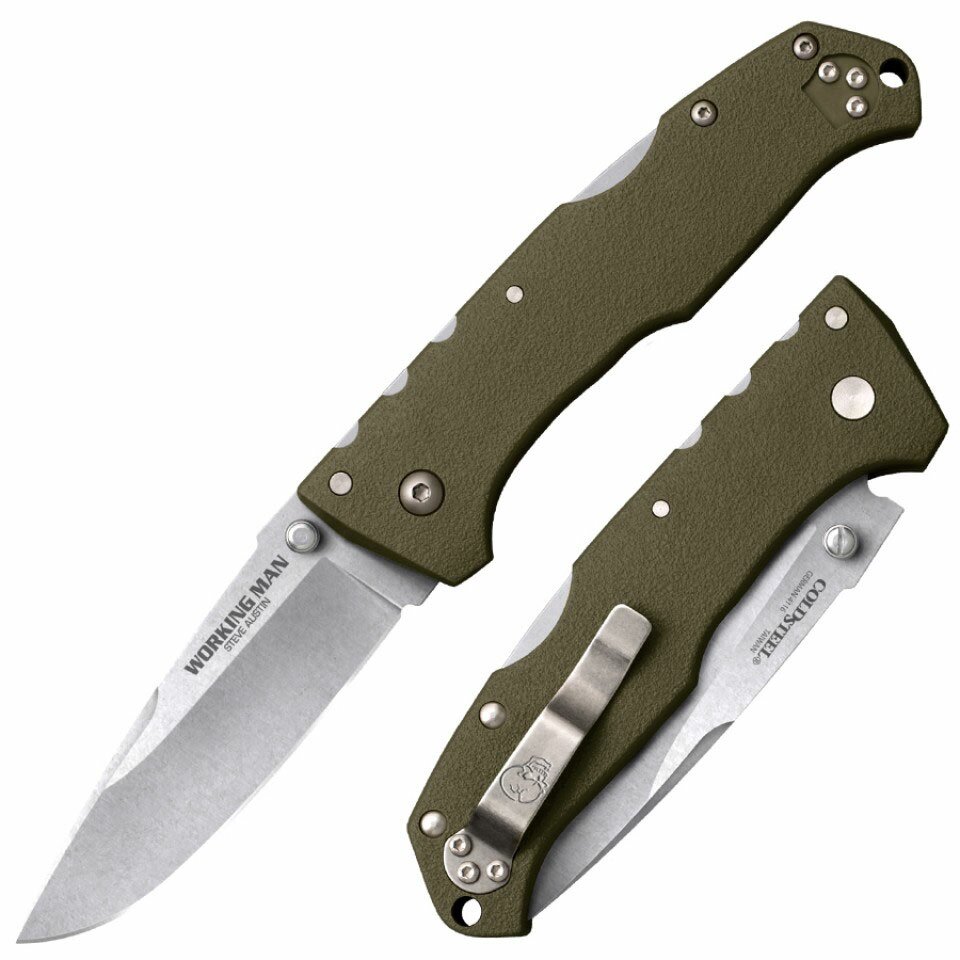 Nóż Cold Steel Steve Austin Working Man (OD Green)