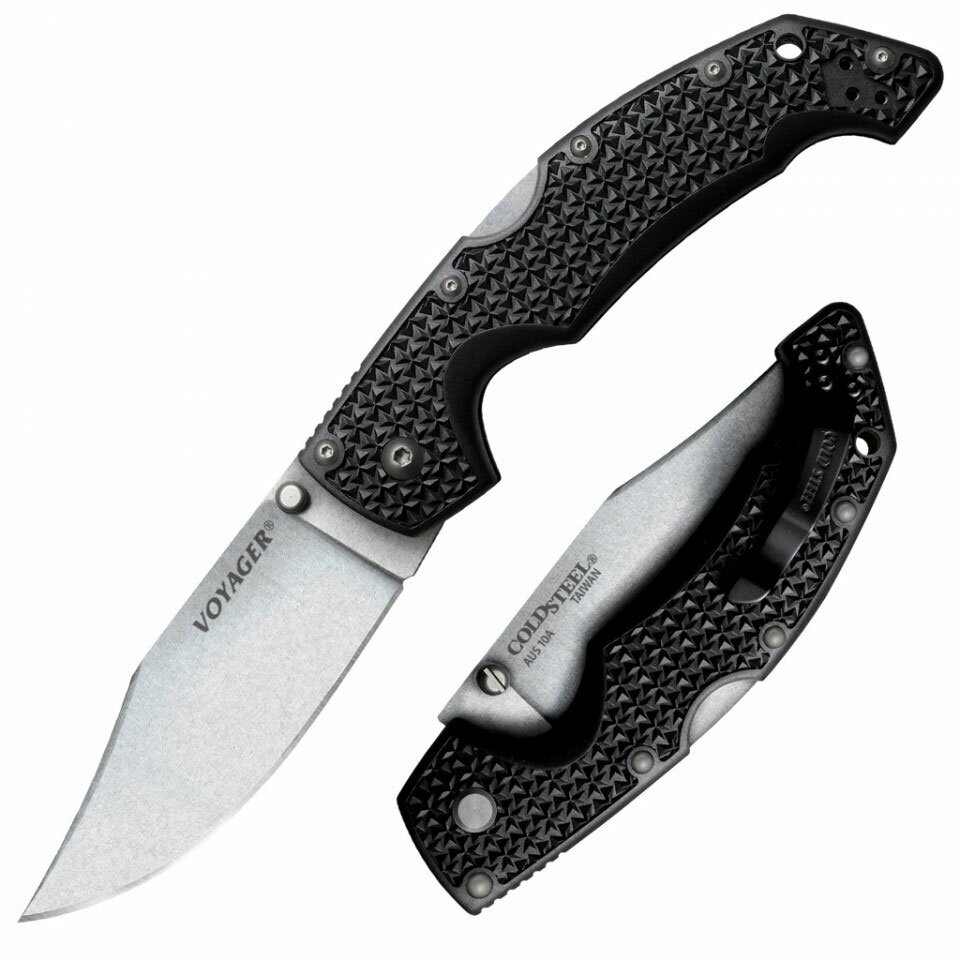 Nóż Cold Steel Voyager Large Clip Point Plain Edge AUS10A