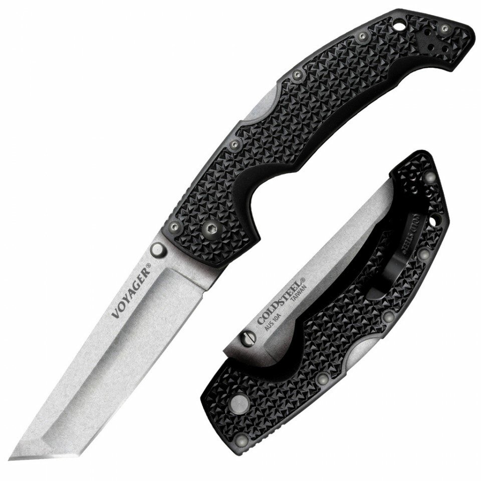 Nóż Cold Steel Voyager Large Tanto Point Plain Edge AUS10A