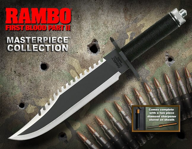 Nóż Rambo II Standard Edition Hollywood Collectibles Group Nóż Rambo II Standard Edition Hollywood Collectibles Group