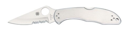 Nóż Składany Spyderco Delica 4 SS Combination Edge(ostrze częściowo ząbkowane)