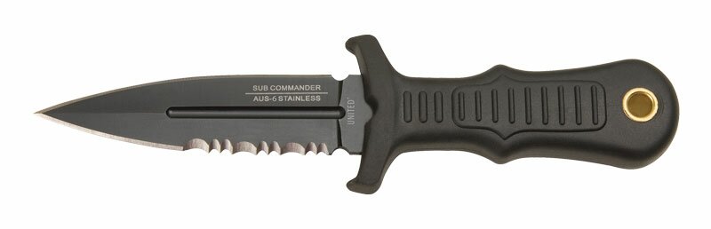 Nóż United Combat Commander Mini Boot Knife Black Nóż United Combat Commander Mini Boot Knife Black