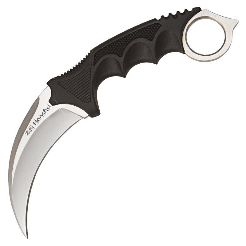 Nóż United Honshu Kerambit Silver with Shoulder Harness Sheath Nóż United Honshu Kerambit Silver with Shoulder Harness Sheath