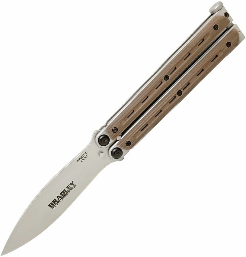 Nóż motylkowy - Bradley Kimura Butterfly Coyote G10