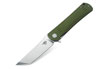 Nóż składany Bestech Knives Kendo Tanto Green G-10 - BG06B-1