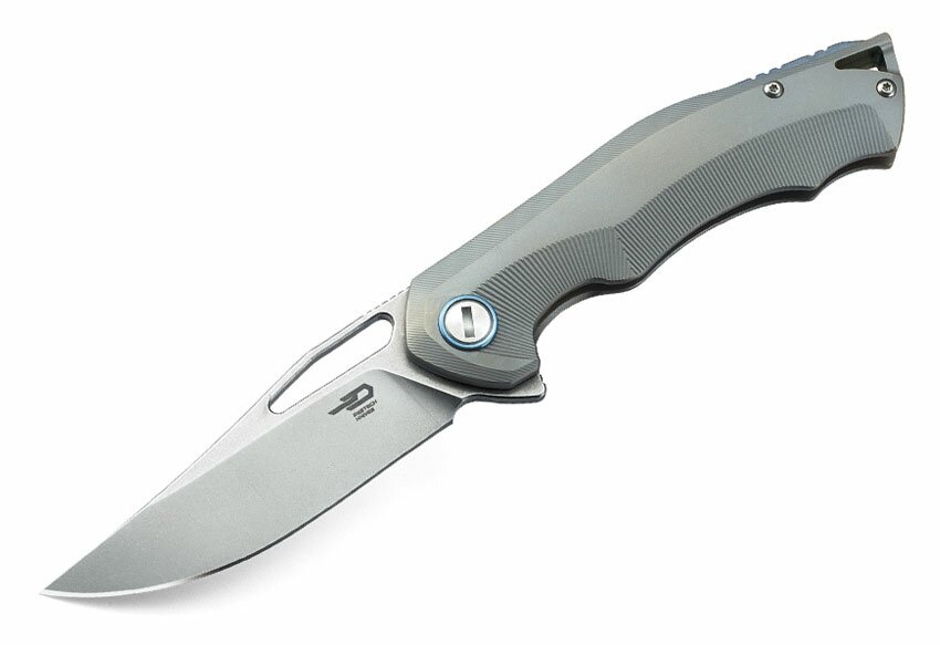 Nóż składany Bestech Knives Tercel Frame Lock Grey Titanium Stonewash Nóż składany Bestech Knives Tercel Frame Lock Grey Titanium Stonewash