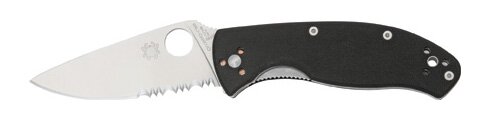 Nóż składany Spyderco Tenacious Combination Edge(ostrze częściowo ząbkowane)