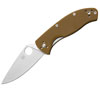 Nóż składany Spyderco Tenacious Plain Blade Brown - C122GPBN