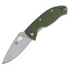 Nóż składany Spyderco Tenacious Plain Blade Green - C122GPGR