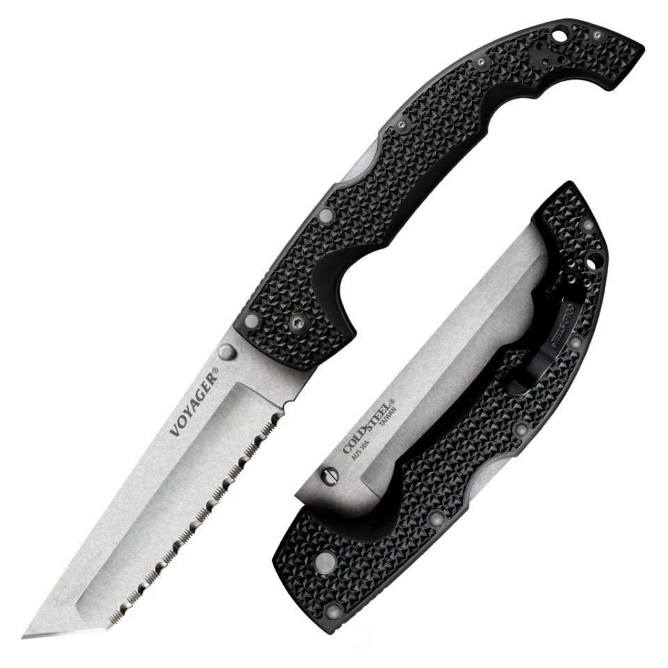 Nóż Cold Steel XL Voyager Tanto Serrated Edge AUS10A