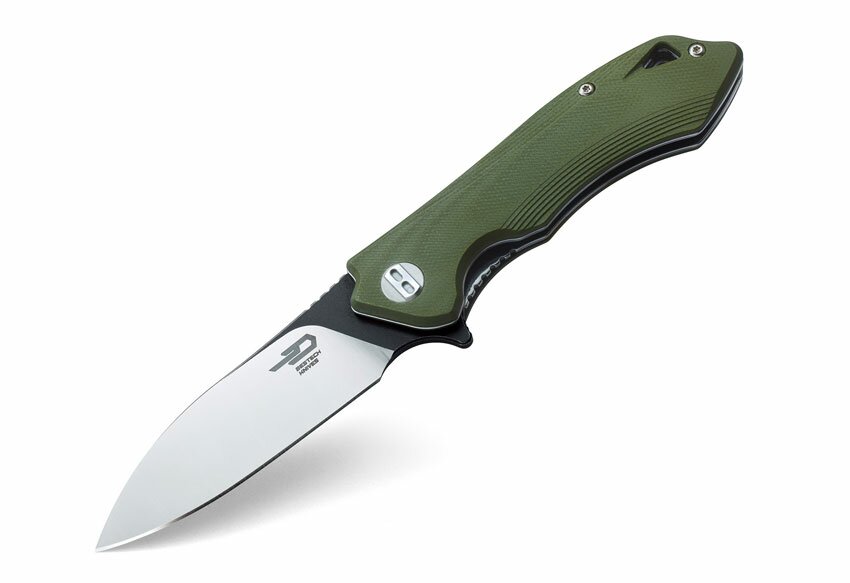 Nóż składany Bestech Knives Beluga Green G-10