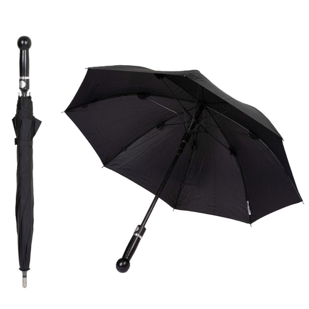 Parasol do samoobrony męski z odblaskiem Security Umbrella men City-Safe knob handle with reflection Parasol do samoobrony męski z odblaskiem Security Umbrella men City-Safe knob handle with reflection