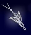 Posrebrzany wisiorek Arweny - LOTR Arwen`s Evenstar Pendant - NN9837