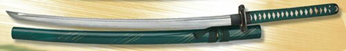 Samurai Katana - Samurai Tsuba Green Samurai Katana - Samurai Tsuba Green