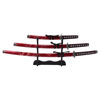 Samurai Katana Set with Dragon on Saya Red - JLZS574RS
