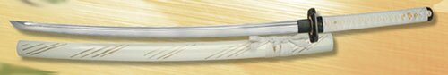 Samurai Katana - Samurai Tsuba White Samurai Katana - Samurai Tsuba White