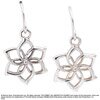 Srebrne Kolczyki Galadrieli z filmu Hobbit - Galadriel Flower Earrings - NN1259